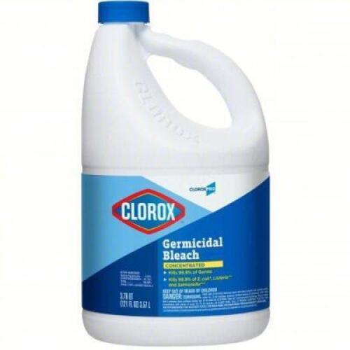 DESCRIPTION: (2) GERICIDAL BLEACH BRAND/MODEL: CLOROX 30966 SIZE: 121 OZ RETAIL$: 37.57 QTY: 2