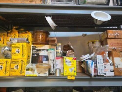 DESCRIPTION: (1) SHELF OF MISC ITEMS INFORMATION: MUST INSPECT QTY: 1