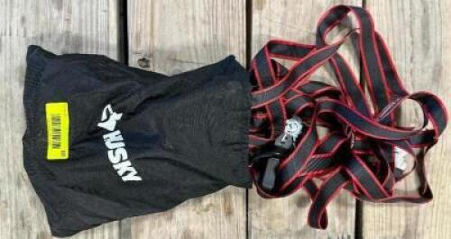 (3) SET OF HEAVY DUTY HUSKY STRAPS