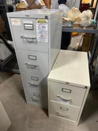(2) - FILE CABINETS