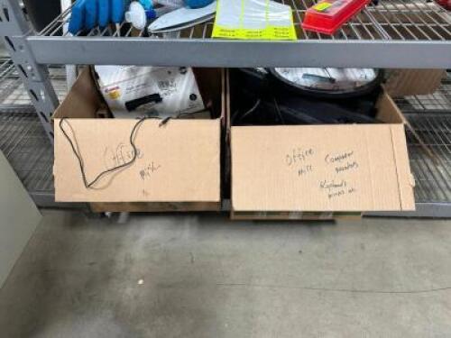 (2) - BOXES OF ASSORTED OFFICE SUPPLIES