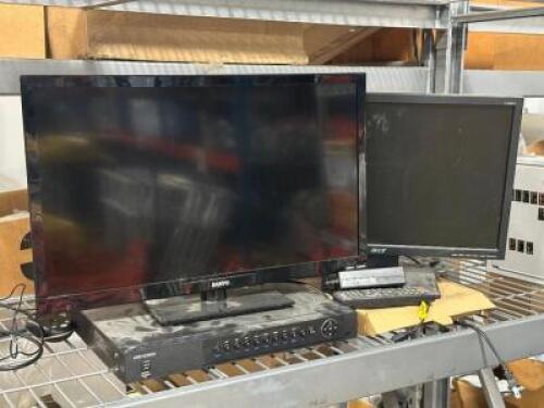 SECURITY SYSTEM WITH (2) - MONITORS AND REMOTES