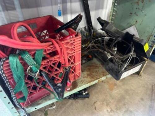 JUMPER CABLES WITH ASSORTED TIRE CHAINS
