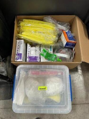 (1) LOT OF ASSORTED PPE PRODUCTS.