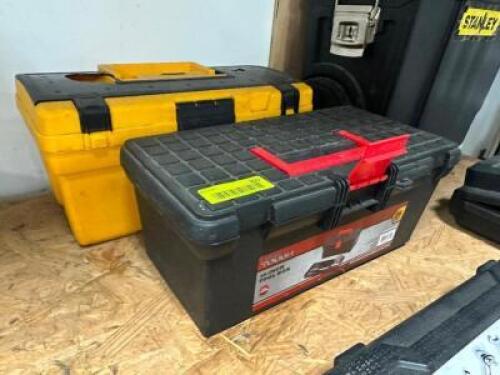 (2) SMALL PLASTIC TOOL BOXES