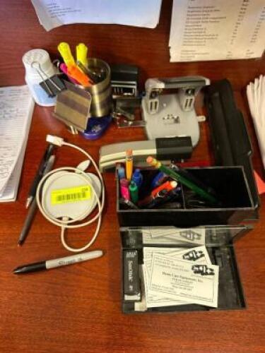 (1) LOT OF OFFICE SUPPLIES