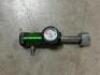(10) - BRASS SLEEVED OXYGEN REGULATORS - 2