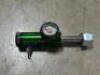 (10) - BRASS SLEEVED OXYGEN REGULATORS - 3
