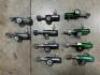 (10) - BRASS SLEEVED OXYGEN REGULATORS - 6