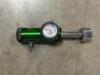 (10) - BRASS SLEEVED OXYGEN REGULATORS - 14