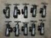 (10) - BRASS SLEEVED OXYGEN REGULATORS - 3