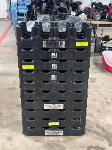 (10) - OXYGEN TANK CRATES