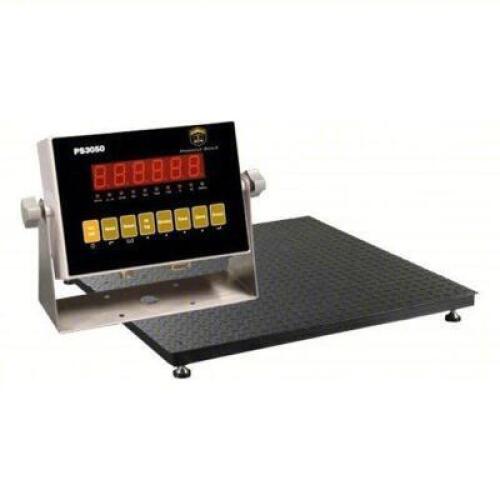 DESCRIPTION: (1) PLATFORM FLOOR SCALE BRAND/MODEL: PINNACLE #19ND56 INFORMATION: SCALE INCLUDED, BLACK, 5,000 LB WT CAPACITY, KG/LB, 0.5 KG/1 LB SIZE:
