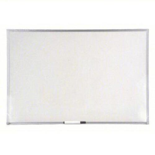 DESCRIPTION: (1) DRY ERASE BOARDBRAND/MODEL: PRODUCT NUMBER #1NUR1INFORMATION: FIBERBOARD, FRAMED STYLE, ALUMINUM FRAME, WHITESIZE: 36" x 48"RETAIL$: $95.69 EAQTY: 1