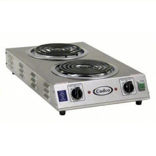 DESCRIPTION: (1) HOT PLATE BRAND/MODEL: CADCO #11U512 INFORMATION: 2 ELEMENTS, TUBULAR, 8 IN HEATING ELEMENT DIA, 10,236 BTUH HEATING CAPACITY, 220V A