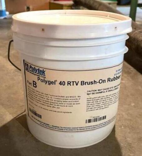 POLYGEL 40 RTV BRUSH ON RUBBER SYSTEM PARTS A&B
