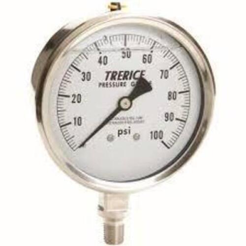 DESCRIPTION: (9) INDUSTRIAL PRESSURE GAUGES BRAND/MODEL: TRERICE #D83LSS2502LA100 INFORMATION: 0-60 PSI SIZE: 2.5" RETAIL$: $50.70 EA QTY: 9