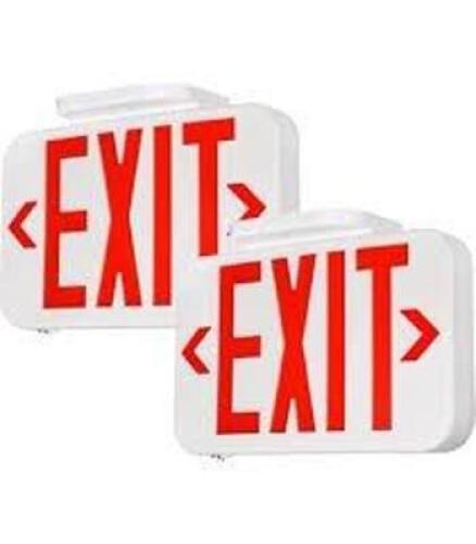 (1) THERMOPLASTIC EXIT SIGN