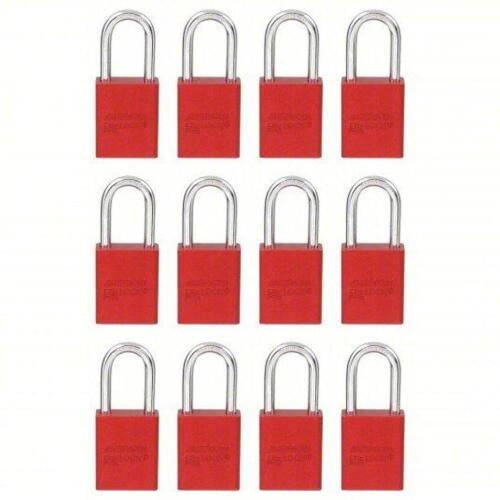 DESCRIPTION: (1) SET OF (12) LOCKOUT PADLOCK BRAND/MODEL: AMERICAN LOCK #9CEF6 INFORMATION: KEYED ALIKE, ALUMINUM, STD BODY BODY SIZE, BORON ALLOY, ST