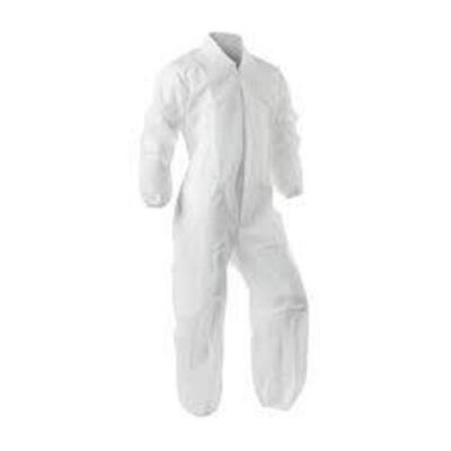 (1) CASE OF (25) DISPOSABLE COVERALLS ELASTIC WRISTS AND ANKLES