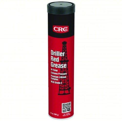DESCRIPTION: (1) NLGI 2 DRILLER RED GREASE BRAND/MODEL: CRC SL3640 SIZE: 14OZ RETAIL$: 53.65 QTY: 1