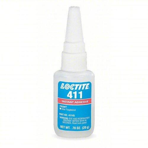 DESCRIPTION: (4) INSTANT ADHESIVE BRAND/MODEL: LOCTITE 411 SIZE: 0.70 OZ RETAIL$: 138.96 QTY: 4