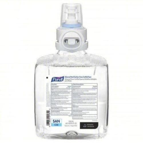 DESCRIPTION: (6) FOAMING HAND SANITIZER BRAND/MODEL: PURELL 7753 SIZE: 1200 ML RETAIL$: 424.92 QTY: 6