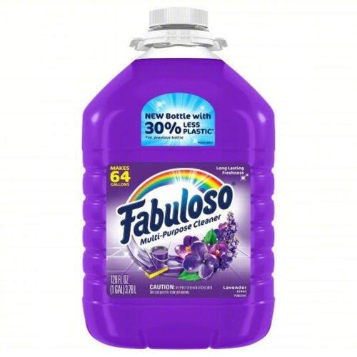DESCRIPTION: (2) LAVENDER SCENT MULTI-PURPOSE CLEANER BRAND/MODEL: FABULOSO SIZE: 1 GAL RETAIL$: 70.53 QTY: 2