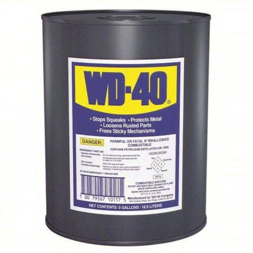 DESCRIPTION: (1) GENERAL PURPOSE LUBRICANT BRAND/MODEL: WD-40 20JY67 SIZE: 5 GAL RETAIL$: 233.25 QTY: 1