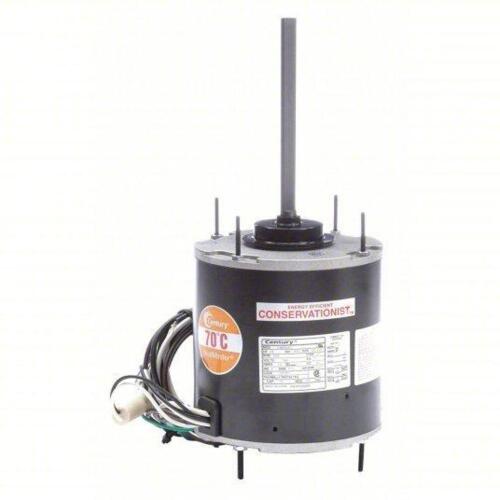 DESCRIPTION: (1) CONDENSER FAN MOTOR, STUD MOUNT BRAND/MODEL: CENTURY #1UMG2 INFORMATION: TOTALLY ENCLOSED AIR-OVER, 1/2 HP, 1,075 NAMEPLATE RPM, F RE