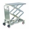 DESCRIPTION: (1) HYDRAULIC PORTABLE LIFT TABLE BRAND/MODEL: VESTIL #CART-200-D-PSS INFORMATION: STAINLESS STEEL SIZE: 36" X 20" X 13-3/4" TO 51" RETAI