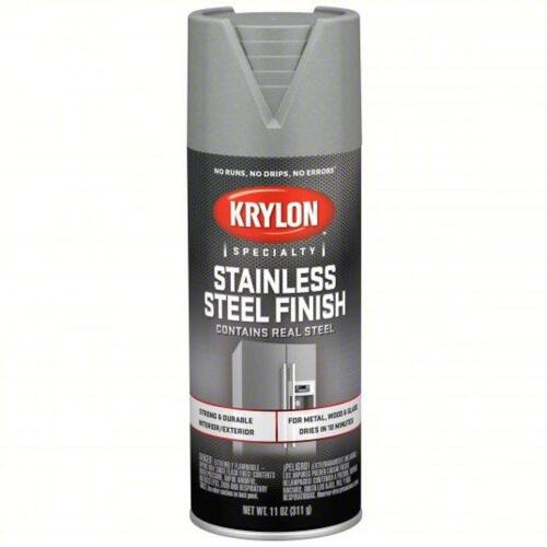 DESCRIPTION: (3) STAINLESS STEEL FINISH SPRAY PAINT BRAND/MODEL: KRYLON 489F06 SIZE: 11OZ RETAIL$: 48.63 QTY: 3