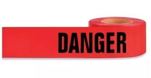 DESCRIPTION: (2) ROLLS OF CAUTION TAPE INFORMATION: RED - "DANGER" RETAIL$: $126.00 EA QTY: 2