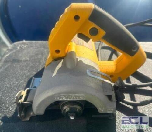DEWALT WET / DRY MASONRY SAW.