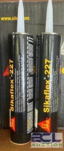 (1) FULL CASE OF SIKAFLEW 227 WHITE CARTRIDGES