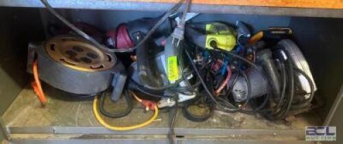 (1) LOT OF NON WORKING POWER TOOLS.