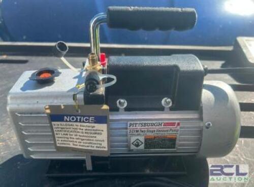 PITTSBURGH 3 CFM TWO STAGE VACUUM PUMP