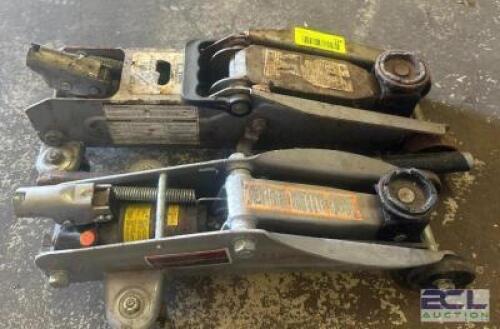 (2) FLOOR JACKS - NO HANDLES