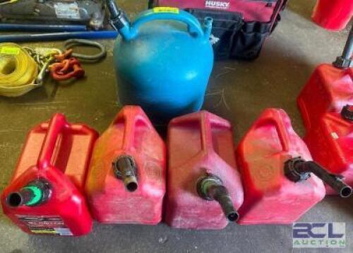 (5) ASSORTED PLASTIC FUEL TANKS