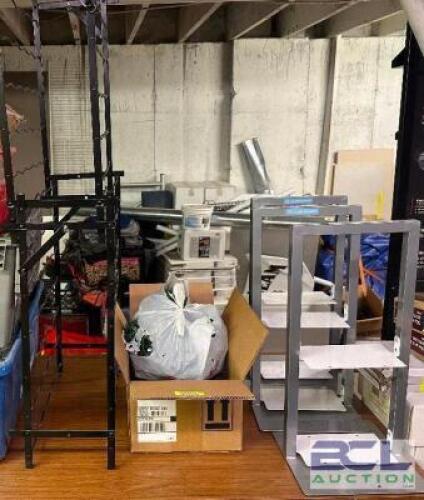 ASSORTED COUNTERTOP DISPLAYS AND PRODUCT RACKS