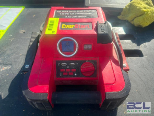 EVER START 750 PEAK AMP JUMP STARTER
