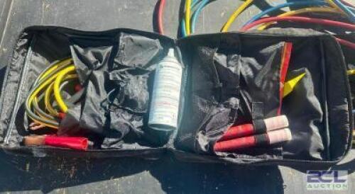 ROAD SIDE SAFETY KIT WITH JUMPER CABLES ( NEW )