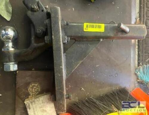 (1) HEAVY DUTY TRAILER HITCH AND BALL
