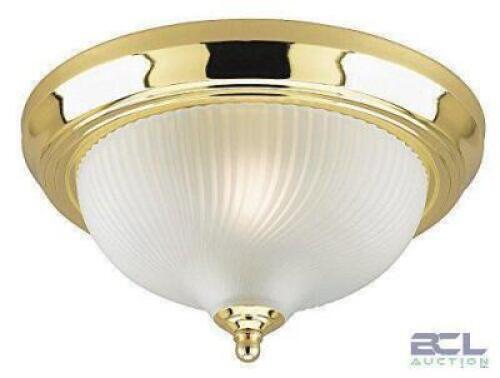 (2) LUMAPRO FLUSH DOME LIGHTS