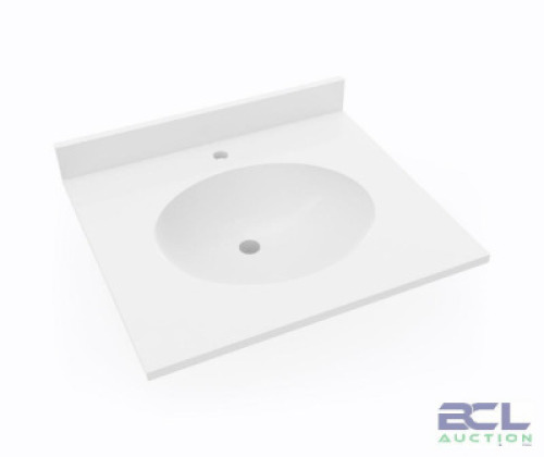 19" X 25" VANITY TOP SINK