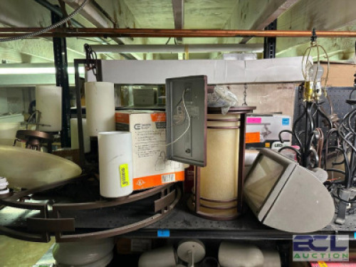 LARGE GROUP OF WALL MOUNTED LIGHTING