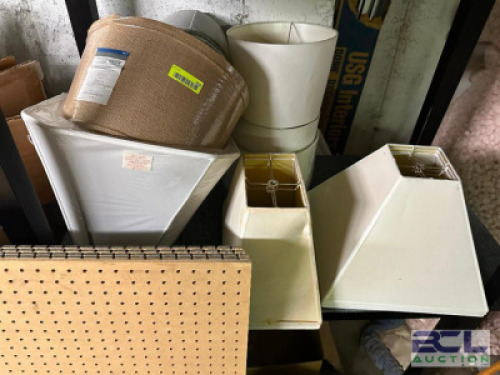 LARGE ASSORTMENT OF LAMP SHADES