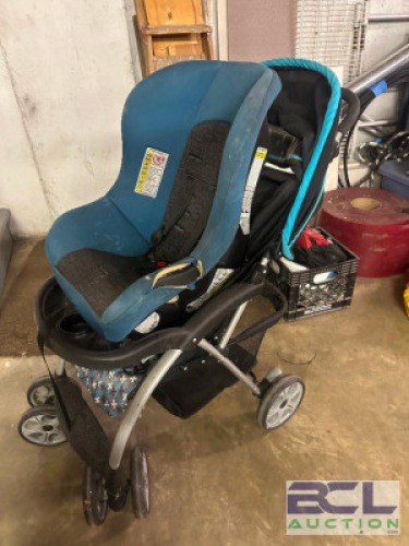 STROLLER AND CAR SEAT COMBO.