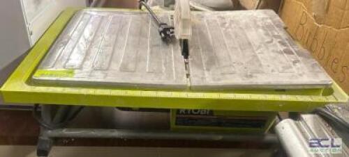 RYOBI WET TILE SAW.