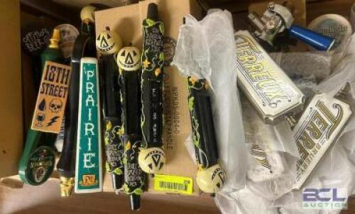 (1) LOT OF ASSORTED TAP HANDLES